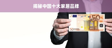 揭秘中国十大家居品牌