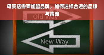 母婴店需要加盟品牌，如何选择合适的品牌与策略