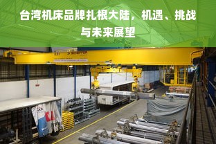 台湾机床品牌扎根大陆，机遇、挑战与未来展望