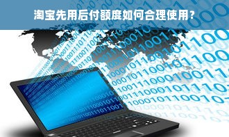 淘宝先用后付额度如何合理使用？