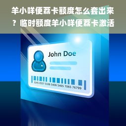 羊小咩便荔卡额度怎么套出来？临时额度羊小咩便荔卡激活指南